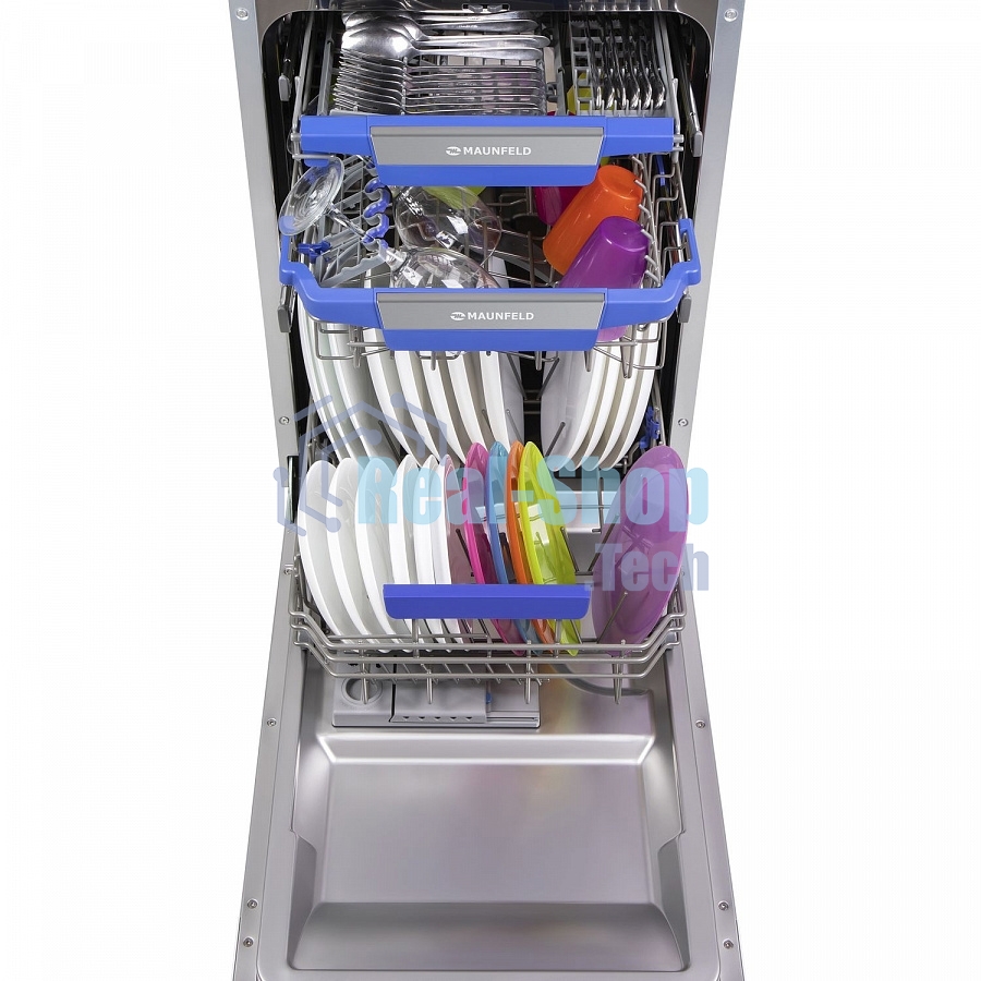 Встраиваемая посудомоечная машина Maunfeld MLP-08IMR, черный, 44.5 см, 10 компл., 47 дБ, класс A++