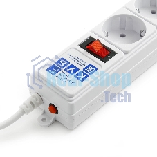 Сетевой фильтр Powercube SPG-B-10-WHITE 3 м (5 розеток) белый (коробка)
