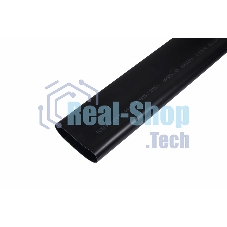 Термоусаживаемая трубка клеевая Rexant 95,0/29,0 мм, (3-4:1) черная, упаковка 2 шт. по 1 м