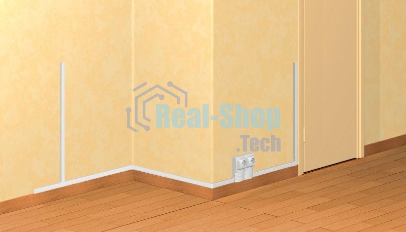 Кабель-канал 20х12.5 L2000 пластик Leg 030008