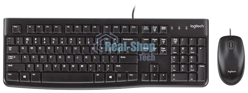 Комплект клавиатура + мышь Logitech Desktop MK120 (русская раскладка)