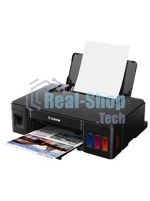 Принтер струйный Canon PIXMA G1410, 4-цветный струйный СНПЧ A4, 8.8 (5 цв) изобр./мин, 4800x1200 dpi, подача: 100 лист., USB, печать фотографий, печать без полей