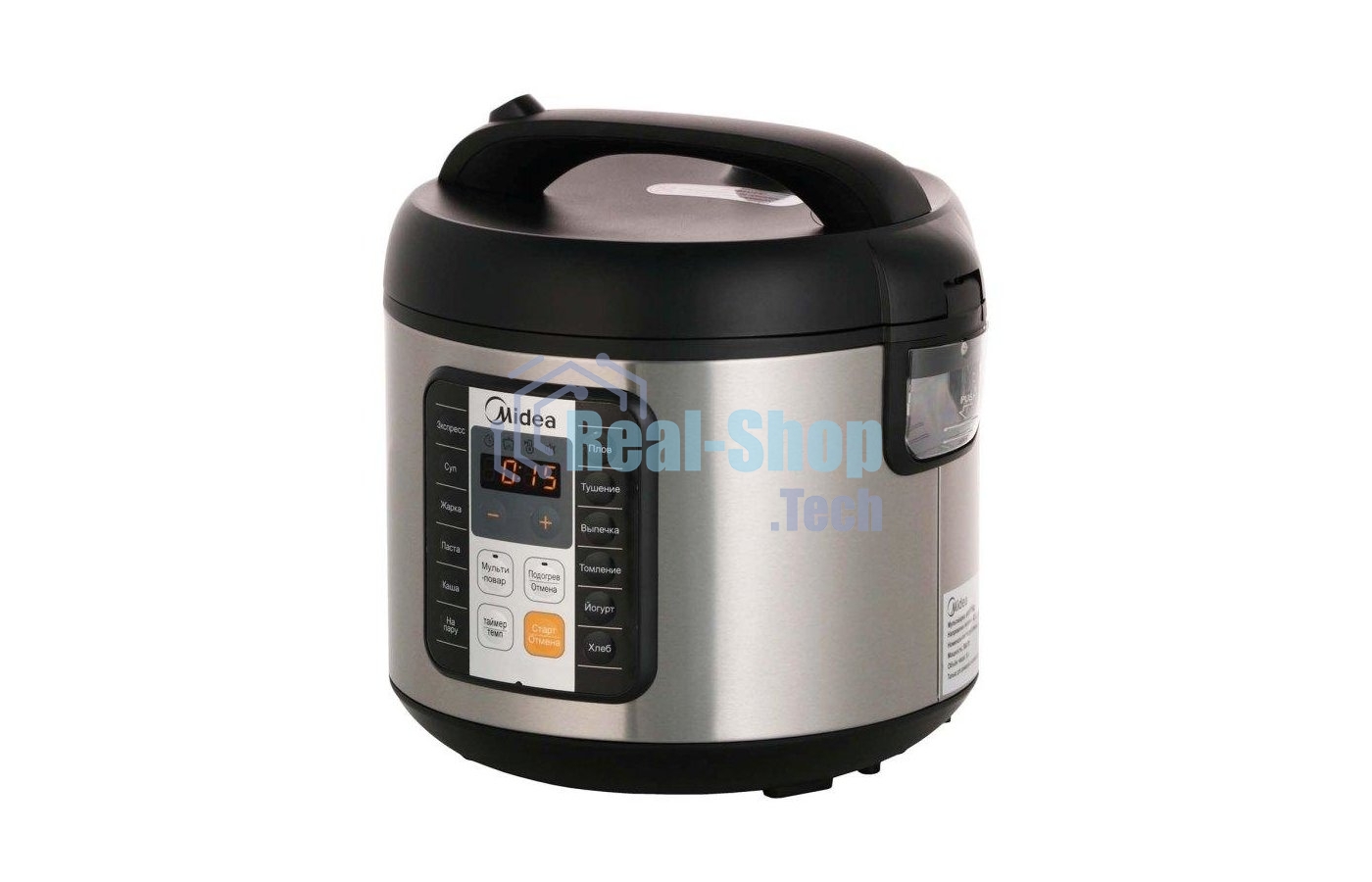 Мультиварка Midea MPC-6032 Мощность 850 Вт, Емкость чаши 5 литров, 11 автоматических программ, Режим МУЛЬТИПОВАР, автоподогрев, Сенсорное управление, Таймер на 24 часа, Съемная чаша, Книга на 80 рецептов в подарок, Набор принадлежностей в комплект