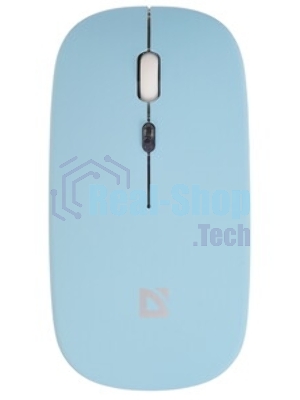 Мышь беспроводная Defender Coda MB-261 голубой, 1600 dpi, радиоканал, Bluetooth, USB, кнопки - 4