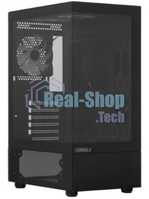 Компьютерный корпус MiniTower AeroCool/Formula Crystal Z1CM PLUS AR black (mATX, без БП, USB Type-A+USB Type-C) (Crystal Z1CM Plus Black AR)