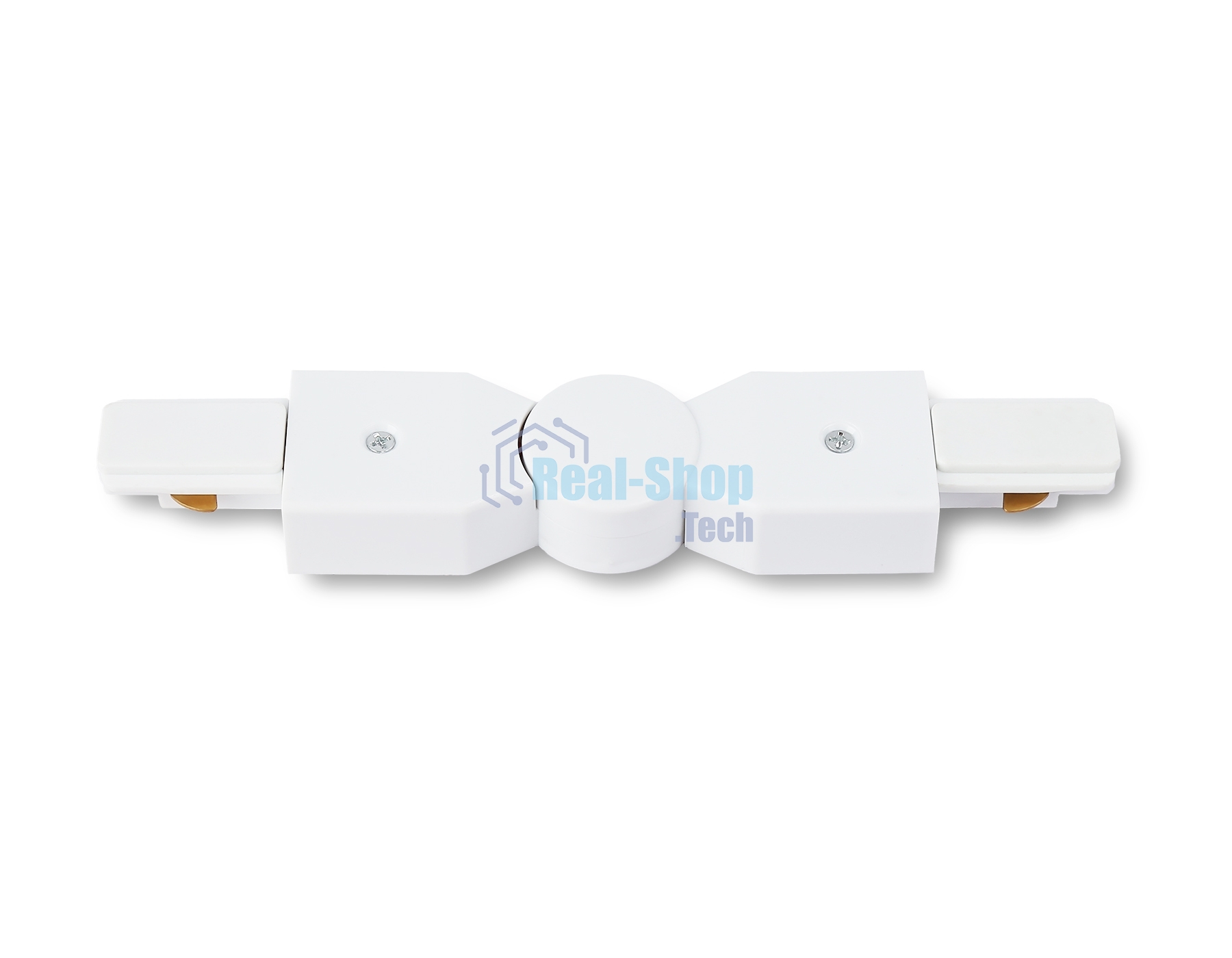 GL7179 WH белый коннектор поворотный шарнирный для однофазного шинопровода Standard 220V NEW 285*35*20