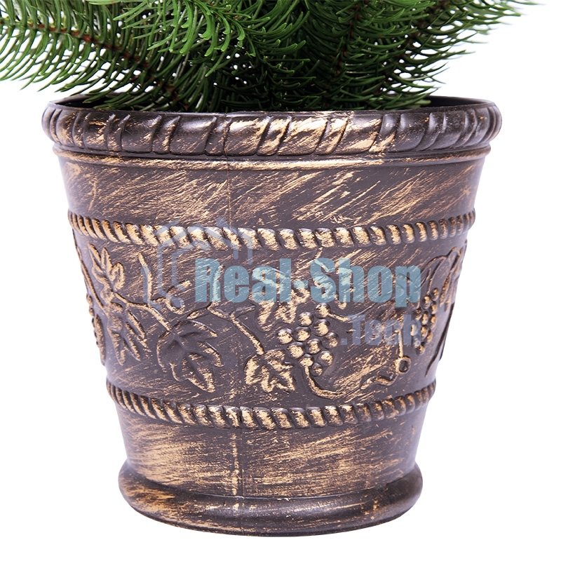 Елочка Neon-night 45 см в пластиковом горшке, Литая