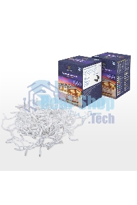 Гирлянда Neon-night Айсикл (бахрома) светодиодный, 2,4х0,6м, эффект мерцания, белый провод, 230 В, диоды СИНИЕ, 88 LED