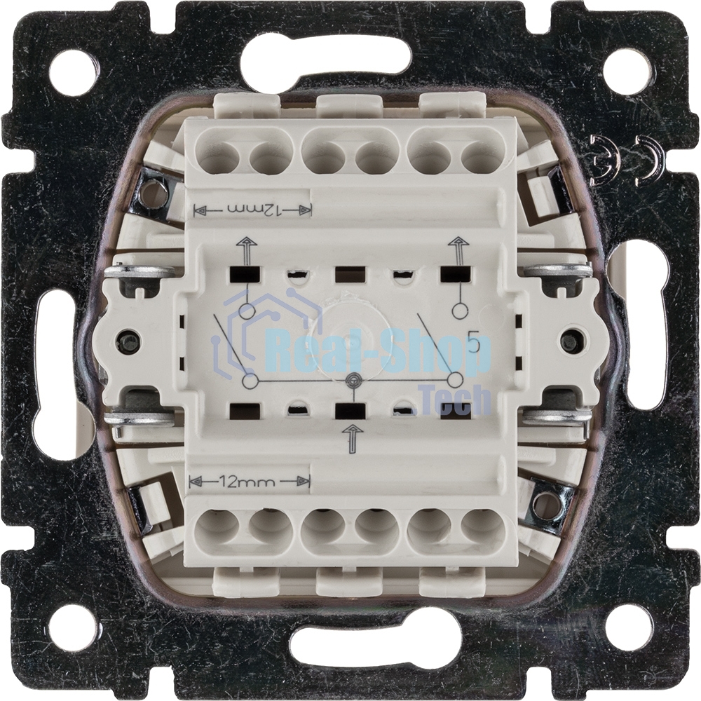 Выключатель Legrand 774305 Valena двухклавишный 10 AX(слоновая кость)