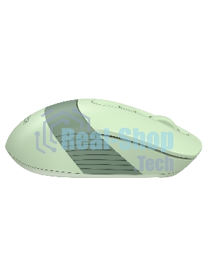 Мышь беспроводная A4Tech Fstyler FB10C зеленый, 2000 dpi, радиоканал, Bluetooth, USB, кнопки - 4