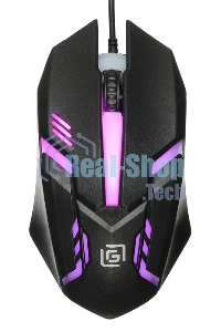 Мышь проводная Oklick 396M INSOMNIA черный, 1000 dpi, USB, кнопки - 3