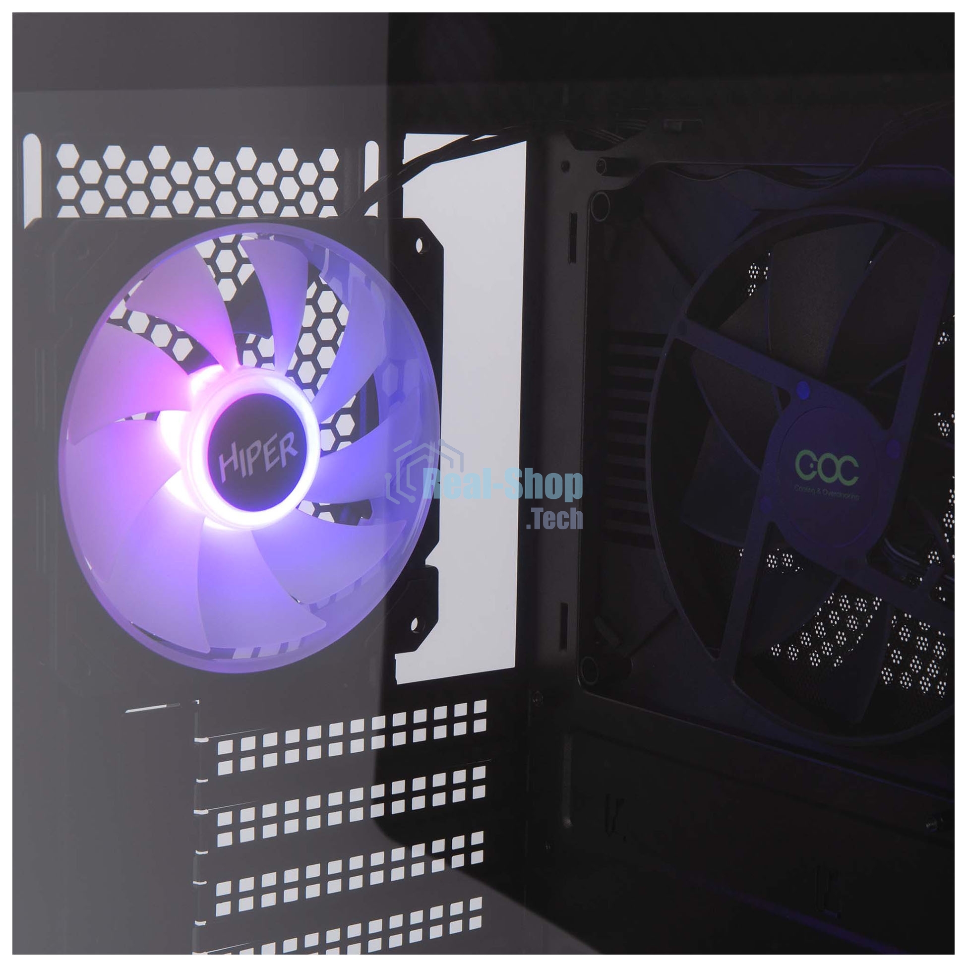 Компьютерный корпус Hiper DCB черный без БП ATX 1x120mm 1x140mm 1xUSB2.0 1xUSB3.0 audio bott PSU