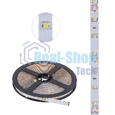 Лента светодиодная 5 м 12 В 2835 6500 К IP65 60 LED/м для БП с клеммами LAMPER