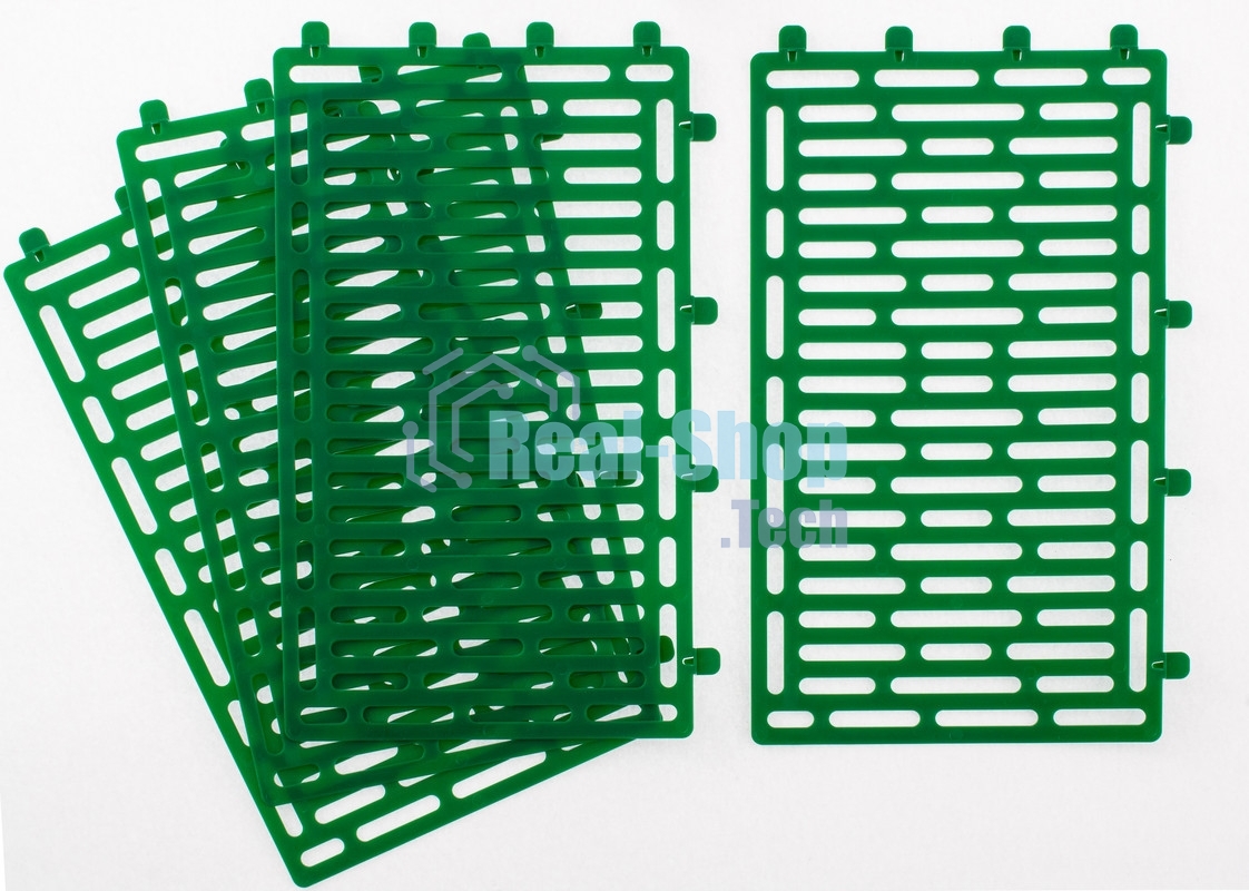 Протектор для защиты стволов деревьев Palisad комплект 4 шт., зеленый