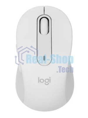 Мышь беспроводная Logitech Signature M650 белый, 4000 dpi, радиоканал, Bluetooth, USB, кнопки - 5