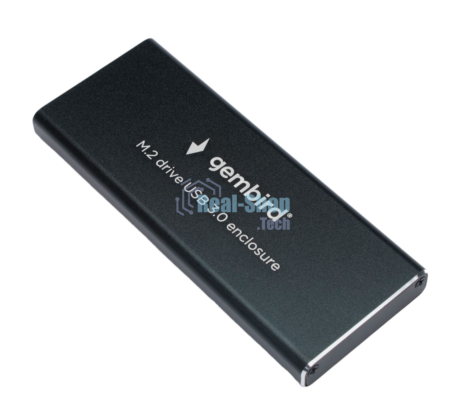 Внешний корпус Gembird EEM2-SATA-1 USB 3.0 для M2 SATA порт MicroB, металл, черный