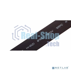 Термоусаживаемая трубка Rexant 12,0/6,0 мм, черная, упаковка 50 шт. по 1 м