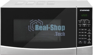 Микроволновая печь Starwind SMW3120 серебристый/черный, 20 л, 700 Вт, переключатели - сенсор