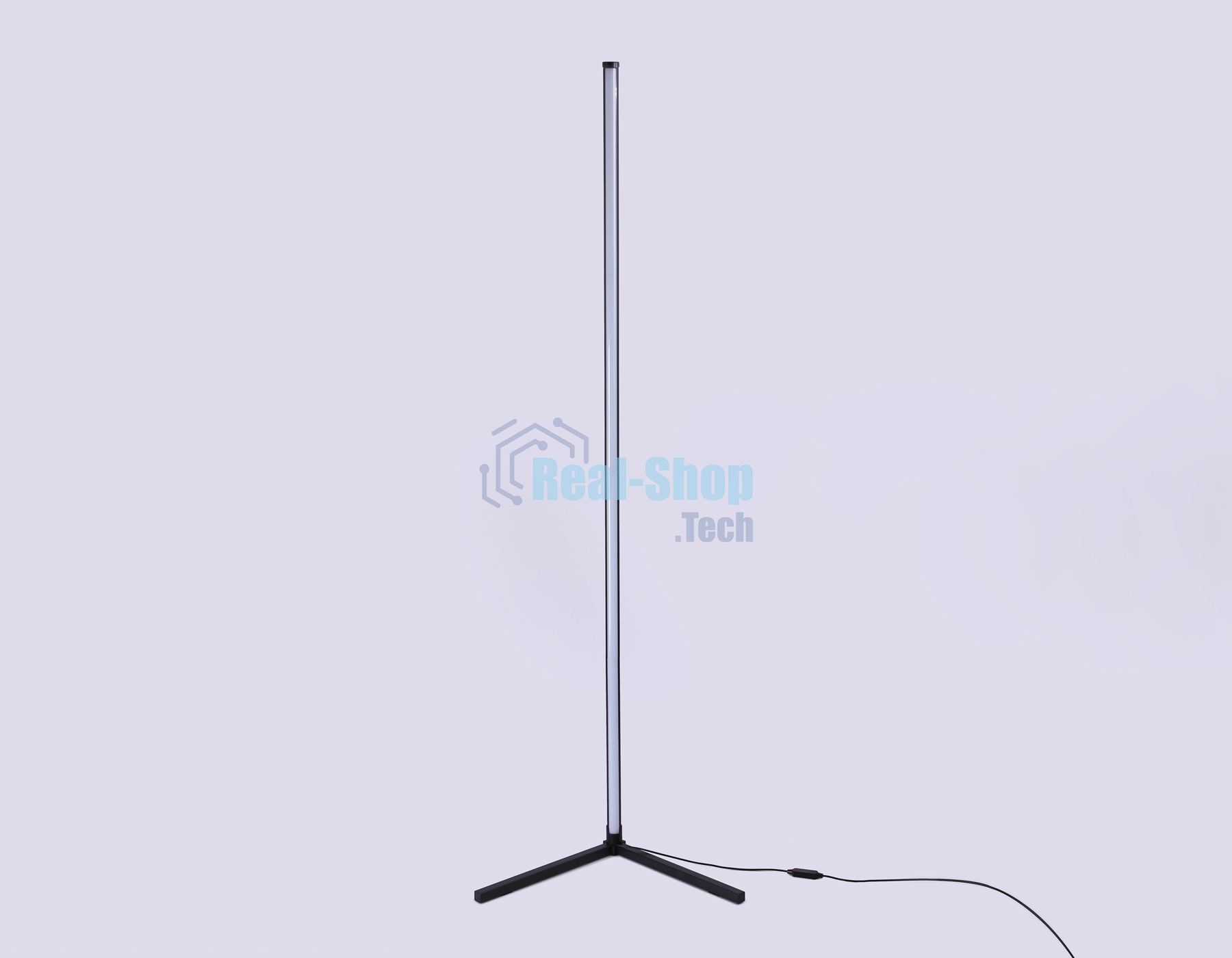 Светильник Ambrella light FL8027 BK черный LED 20W RGB D32*1650 (ПДУ РАДИО 2.4G)