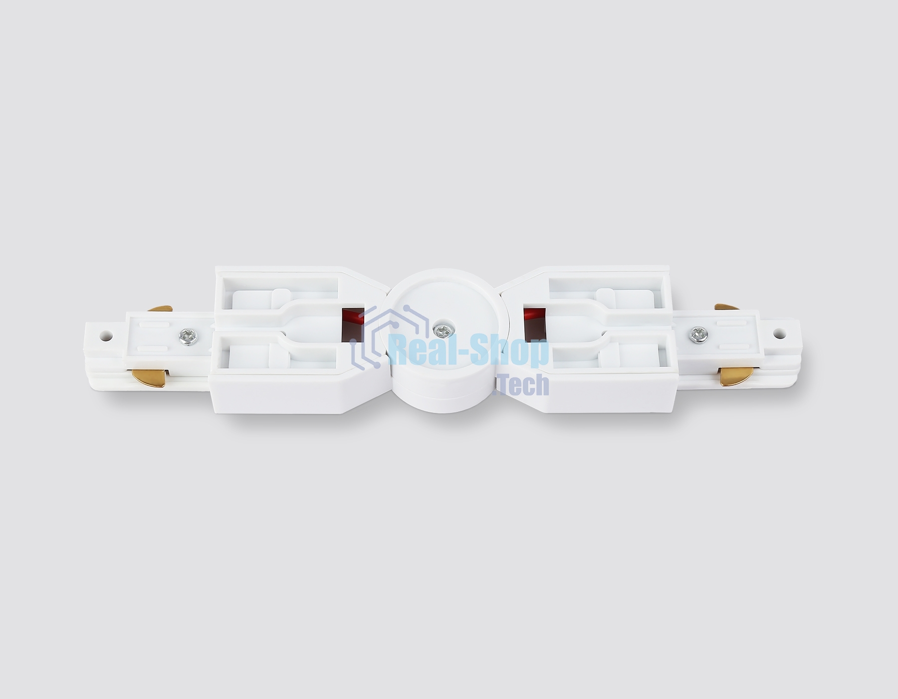 GL7179 WH белый коннектор поворотный шарнирный для однофазного шинопровода Standard 220V NEW 285*35*20