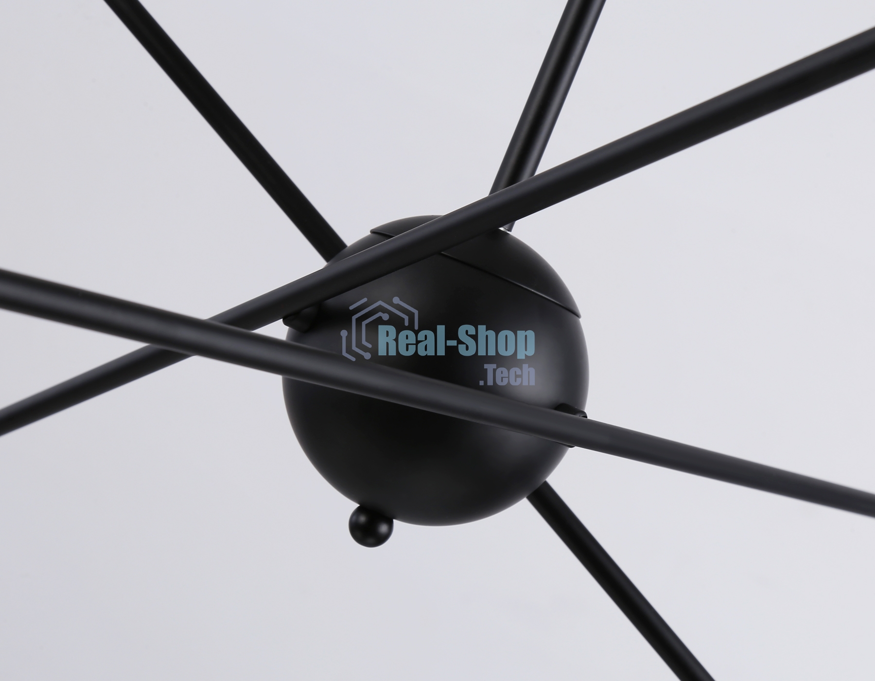 Светильник Ambrella light TR80435/6 BK/GD черный/золото E27/6 max 60W D950*730