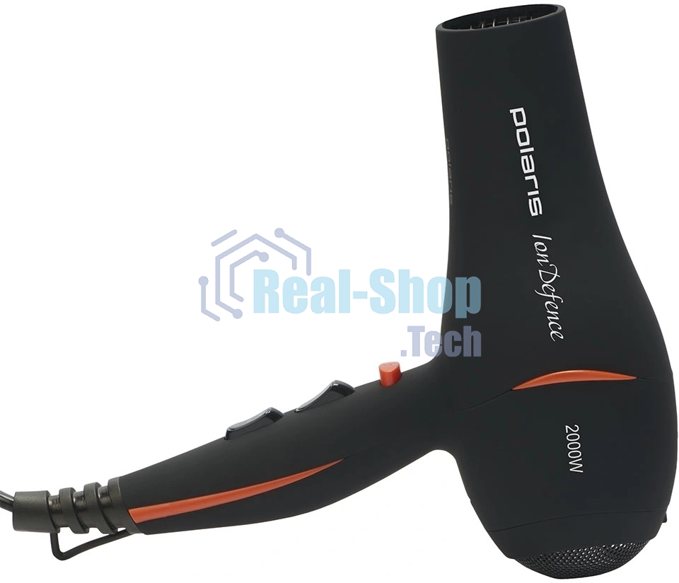 Фен Polaris PHD 2038Ti черный, 2000 Вт, ионизация