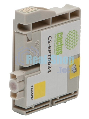 Картридж струйный Cactus CS-EPT0634 желтый (10 мл) для Epson Stylus C67/C87/CX3700/CX4100/CX4700