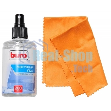 Чистящий набор (салфетки + гель) Buro BU-Gscreen для экранов и оптики 200мл