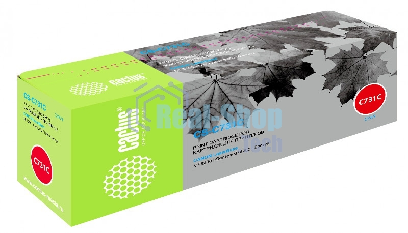 Картридж лазерный Cactus CS-C731C голубой (1800 стр.) для Canon LaserBase MF8230 i-Sensys/MF8280 i-Sensys