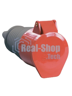 Розетка кабельная 32А 380В 3P+PЕ ССИ-224 IP44 ИЭК PSR22-032-4