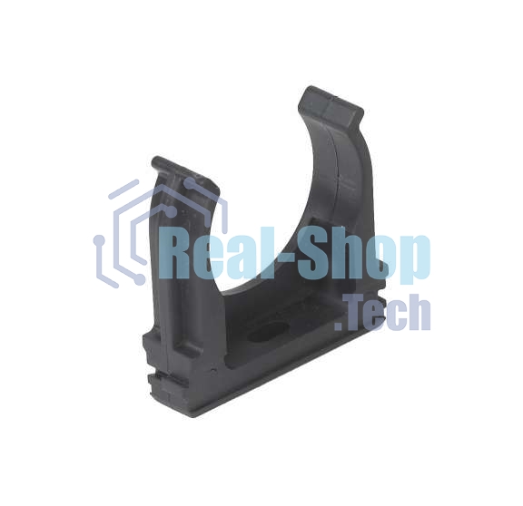 Клипса для трубы d25мм черный Рувинил К01125Ч