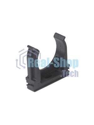 Клипса для трубы d25мм черный Рувинил К01125Ч