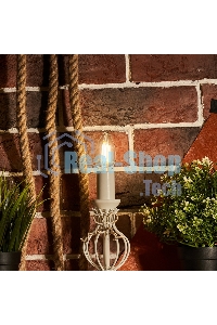 Лампа светодиодная филаментная Rexant Свеча CN35 7.5 Вт 600 Лм 4000K E14 прозрачная колба