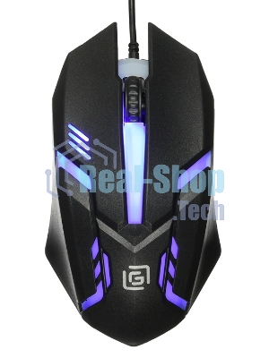 Мышь проводная Oklick 396M INSOMNIA черный, 1000 dpi, USB, кнопки - 3