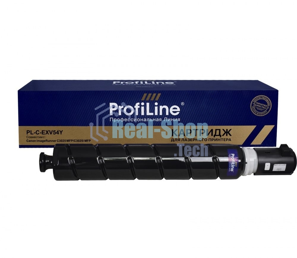 Картридж Тонер-туба ProfiLine PL-C-EXV54Y для принтеров Canon ImageRunner C3025 MFP/C3025i MFP желтый 8500 копий