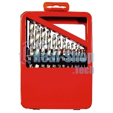 Набор сверл Matrix по металлу, 2-8 мм, HSS, 13 шт., метал. коробка цил. хвостовик