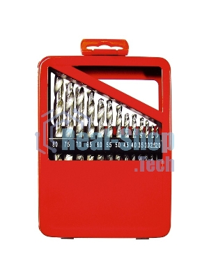 Набор сверл Matrix по металлу, 2-8 мм, HSS, 13 шт., метал. коробка цил. хвостовик