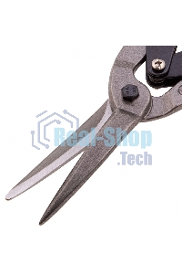 Ножницы по металлу Matrix, удлиненные, 285 мм, пряморежущие, обрезиненные рукоятки