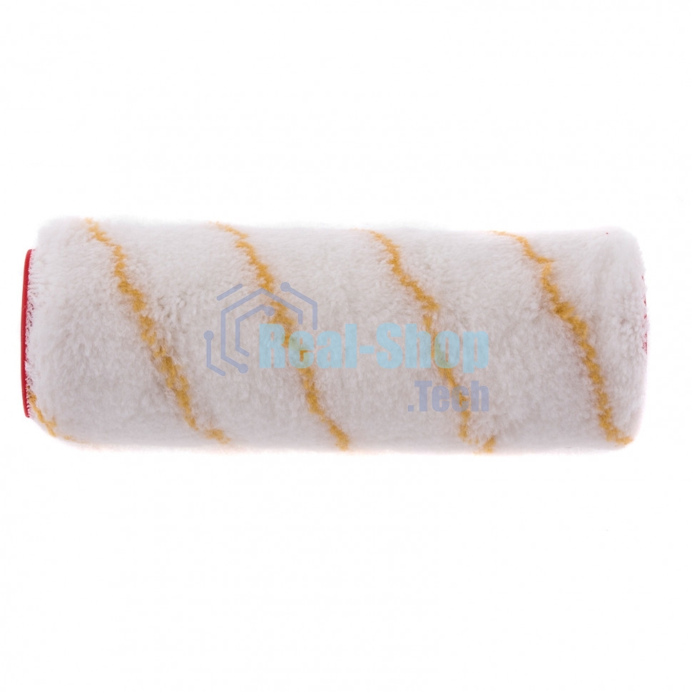 Валик сменный Matrix полиакрил желтая полоса, 180мм, ворс 12мм, D 48мм, Dруч.8мм