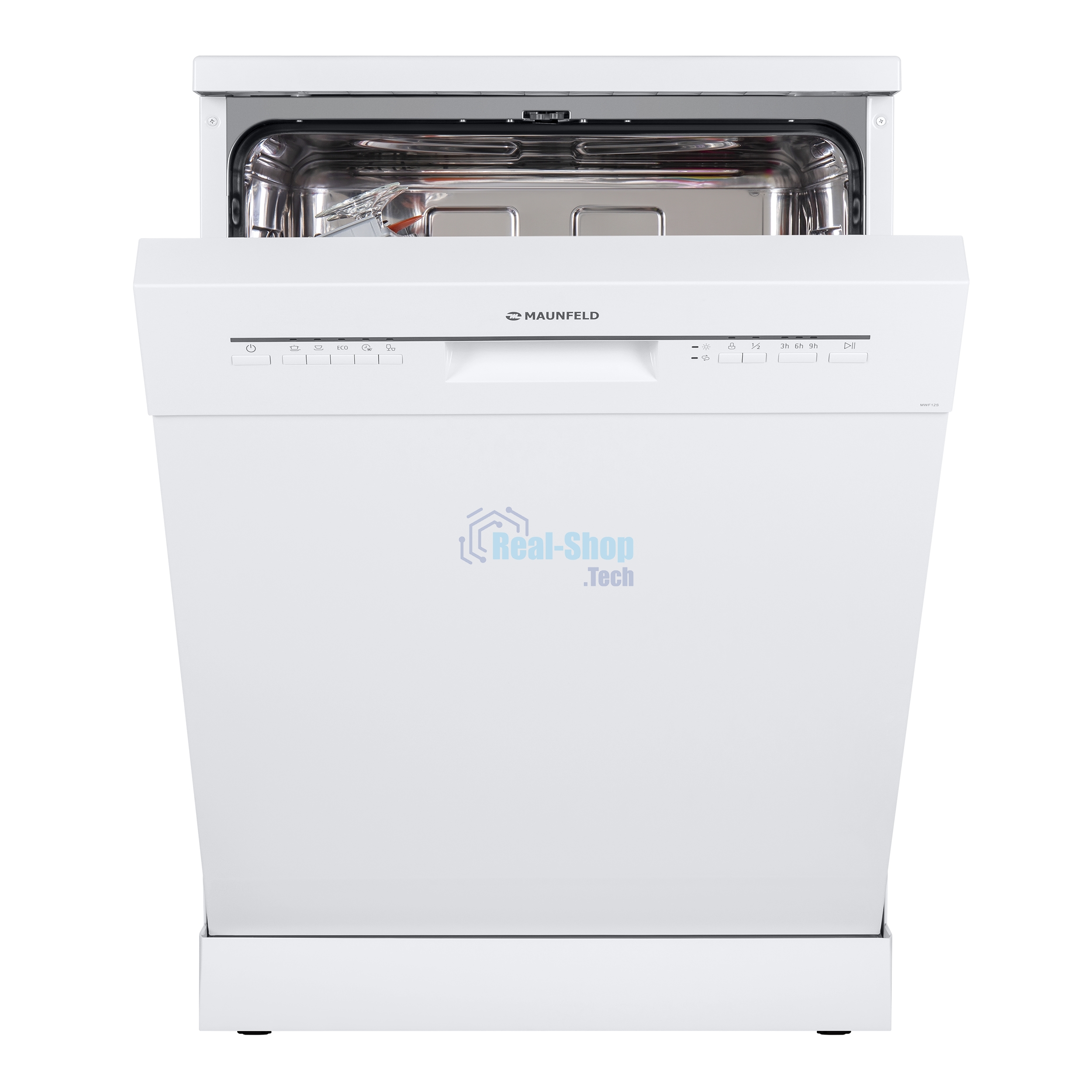 Посудомоечная машина Maunfeld MWF12S, белый, 59.8 см, 12 компл., 52 дБ, класс A+