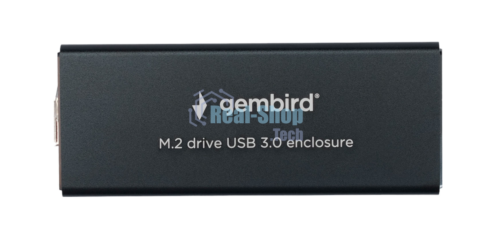 Внешний корпус Gembird EEM2-SATA-1 USB 3.0 для M2 SATA порт MicroB, металл, черный