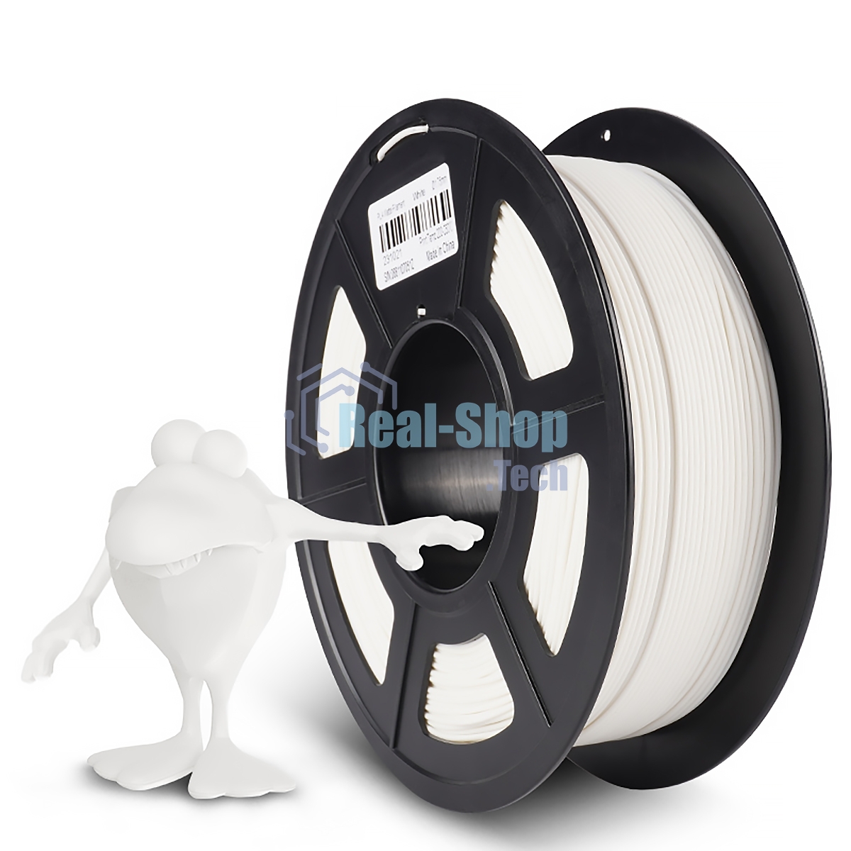 Филамент NVPrint PLA Matte White для 3D печати диаметр 1.75мм длина 330 метров масса 1 кг