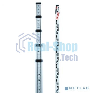 Рейка нивелирная ADA STAFF 5 (TN15)телескопическая с чехлом
