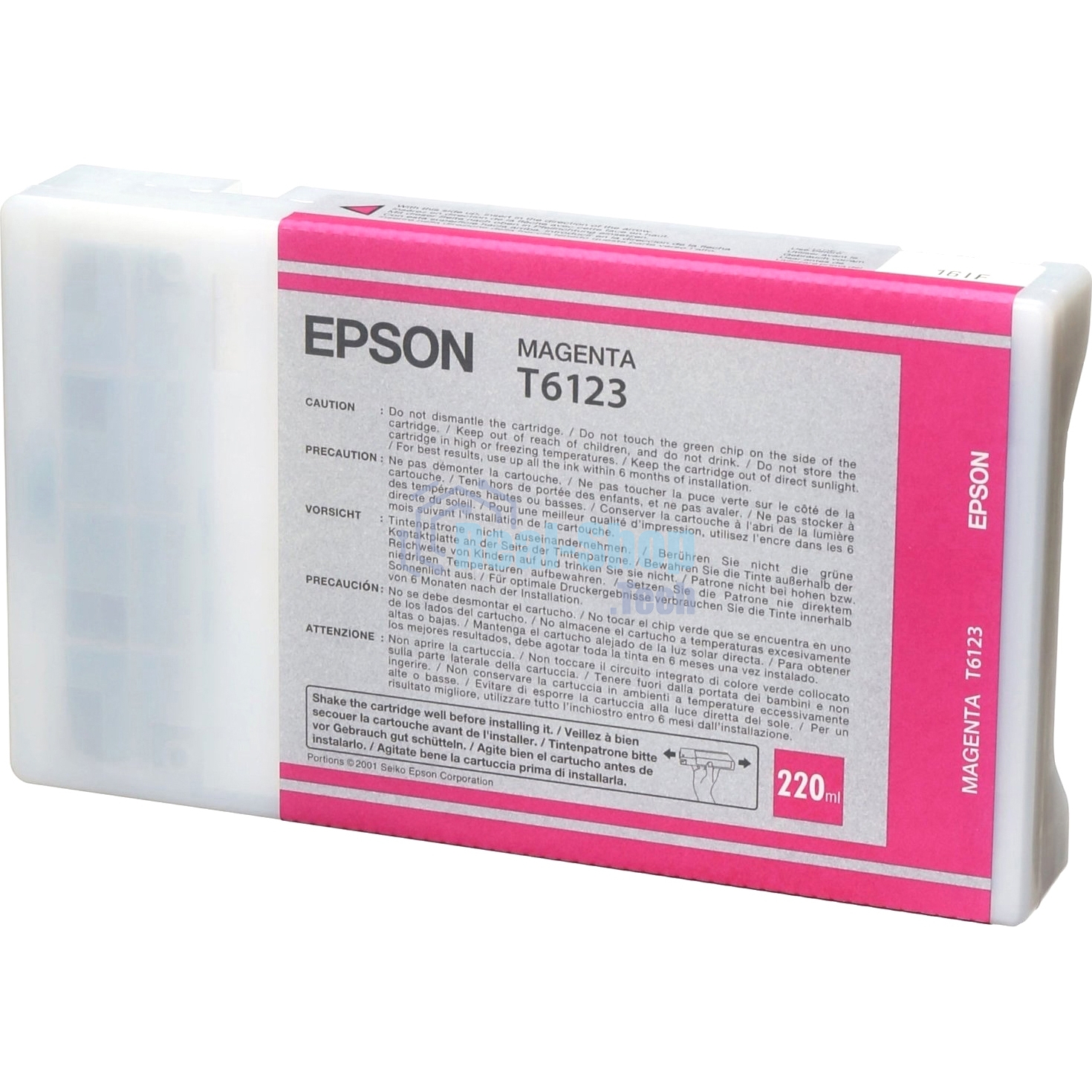 Картридж струйный Epson C13T612300 пурпурный (220 мл) для Stylus Pro 7400, 7450, 9400, 9450