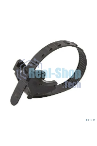 Подвес для крепления кабеля к тросу Rexant 160 х 12 мм, черный (упак. 100 шт)