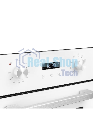 Духовой шкаф электрический Monsher MOE 4592 Blanc ширина 45 см, High-Tech, 50 л, гидролизная очистка, 9 режимов, белый