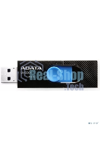 Флешка USB ADATA UV320 (AUV320-64G-RBKBL), 64Gb, USB 3.1, R/W 100/30, черный/синий