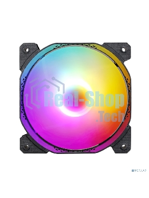 Вентилятор для корпуса Aerocool/Formula Cosmic 12BK ARPW ARGb черный, 120 мм, 1500 об/мин, 26.8 дБ, 4 pin