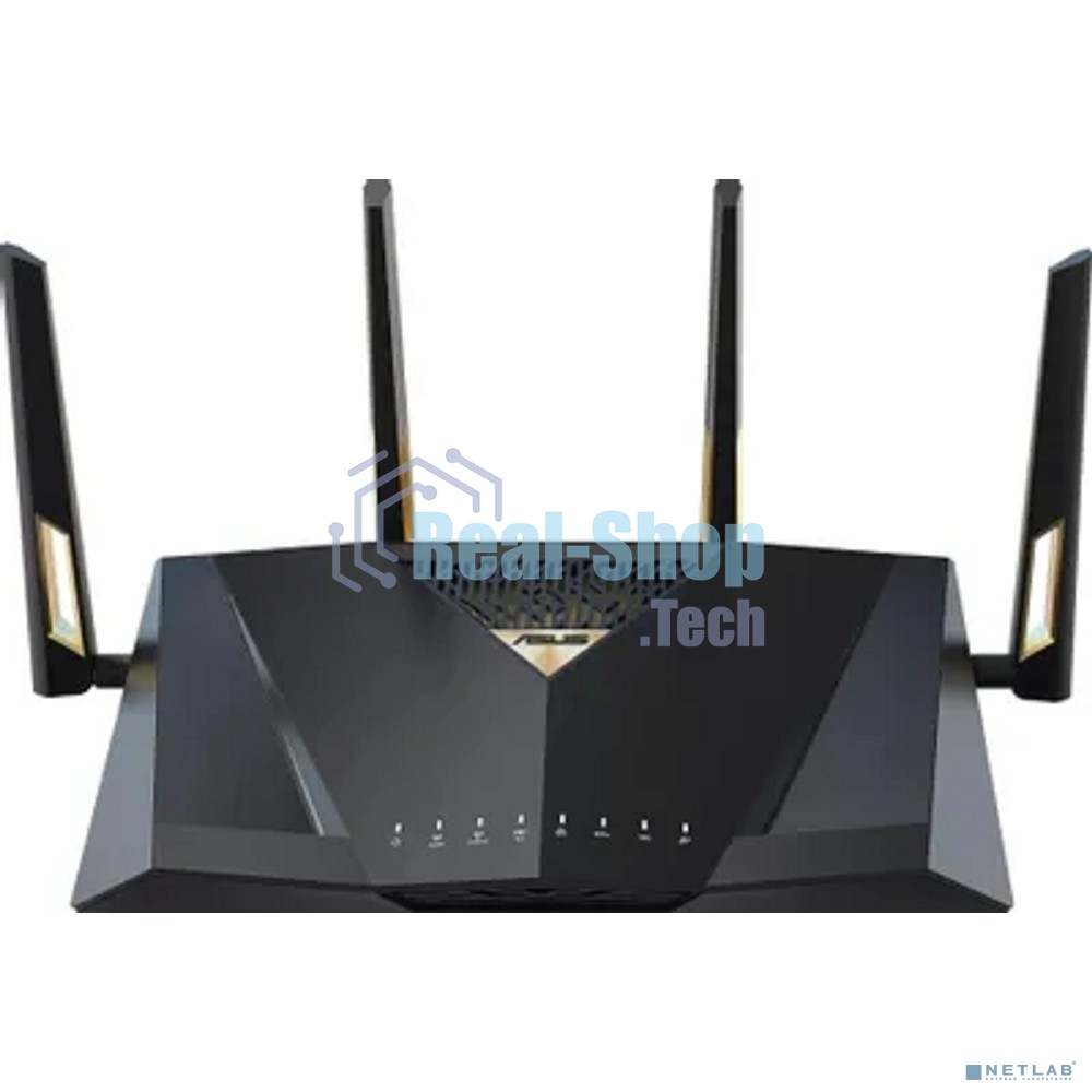 Маршрутизатор ASUS RT-BE88U, черный/желтый, 90IG08V0-MO3N0V