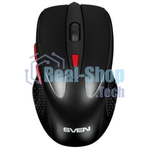 Мышь беспроводная SVEN RX-450W черный, 3200 dpi, радиоканал, USB, кнопки - 6